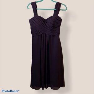 Bill Levkoff Plum Semi-Formal Short Dress